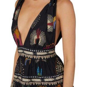 Farm Rio  Wonderful Headdress V Neck Size XL Orig $265